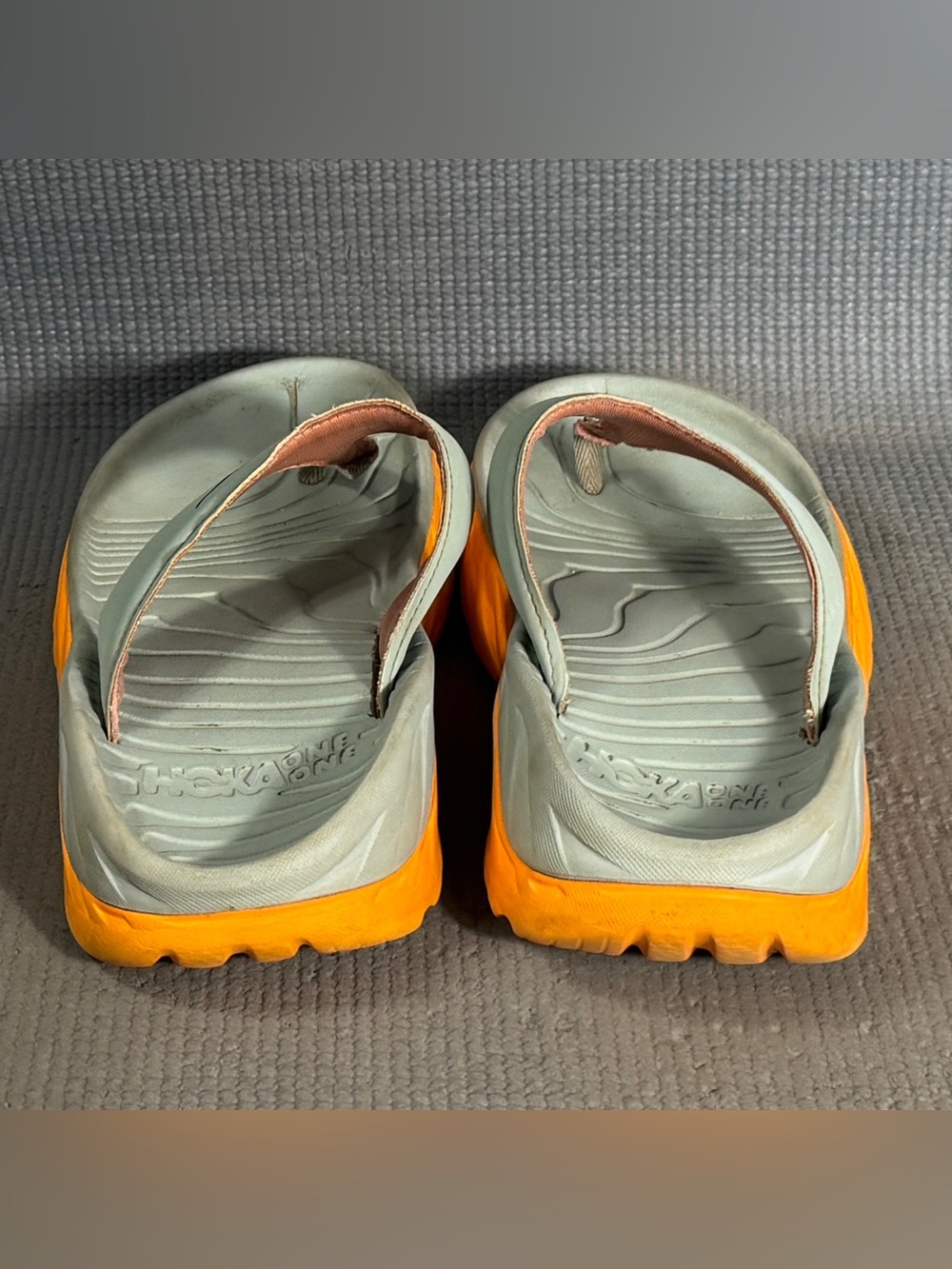 Hoka One One Ora Recovery Flip Flop Sandals Women's Sz 9 Blue Haze - Picture 8 of 10